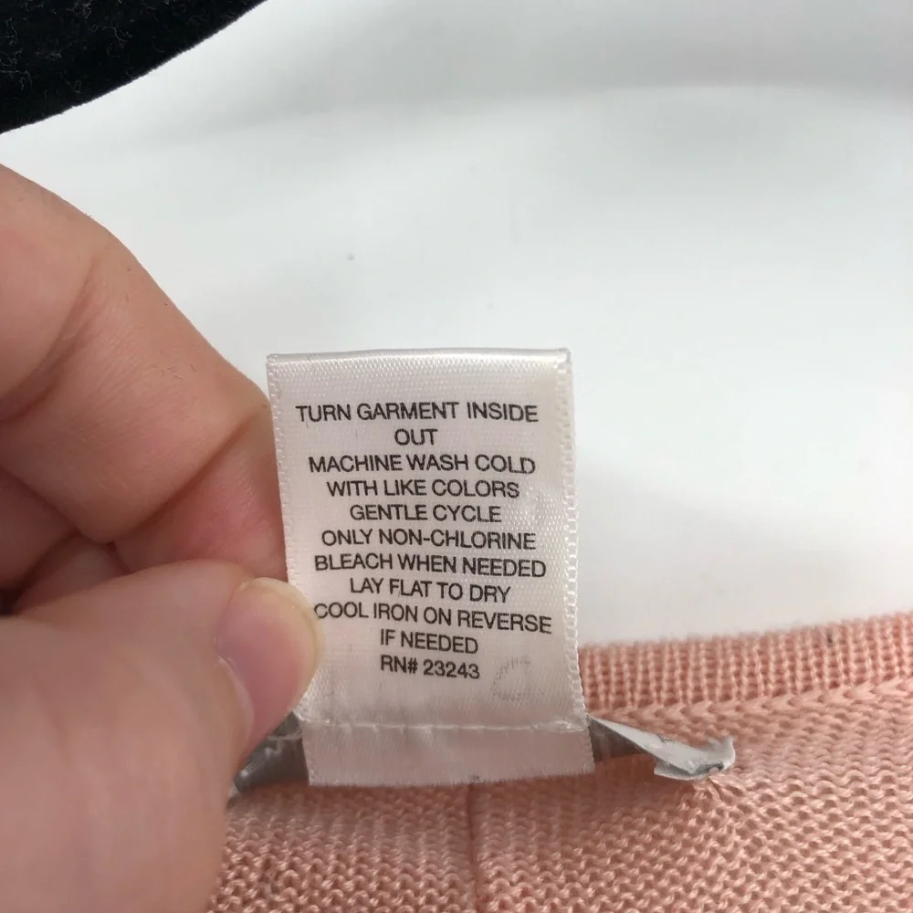 NEW YORK & COMPANY Poncho Cape Sweater Layer Blush Pink Flowy L/XL Women Fall